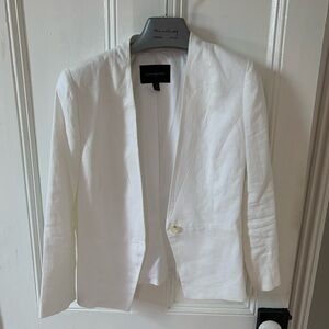 White linen jacket